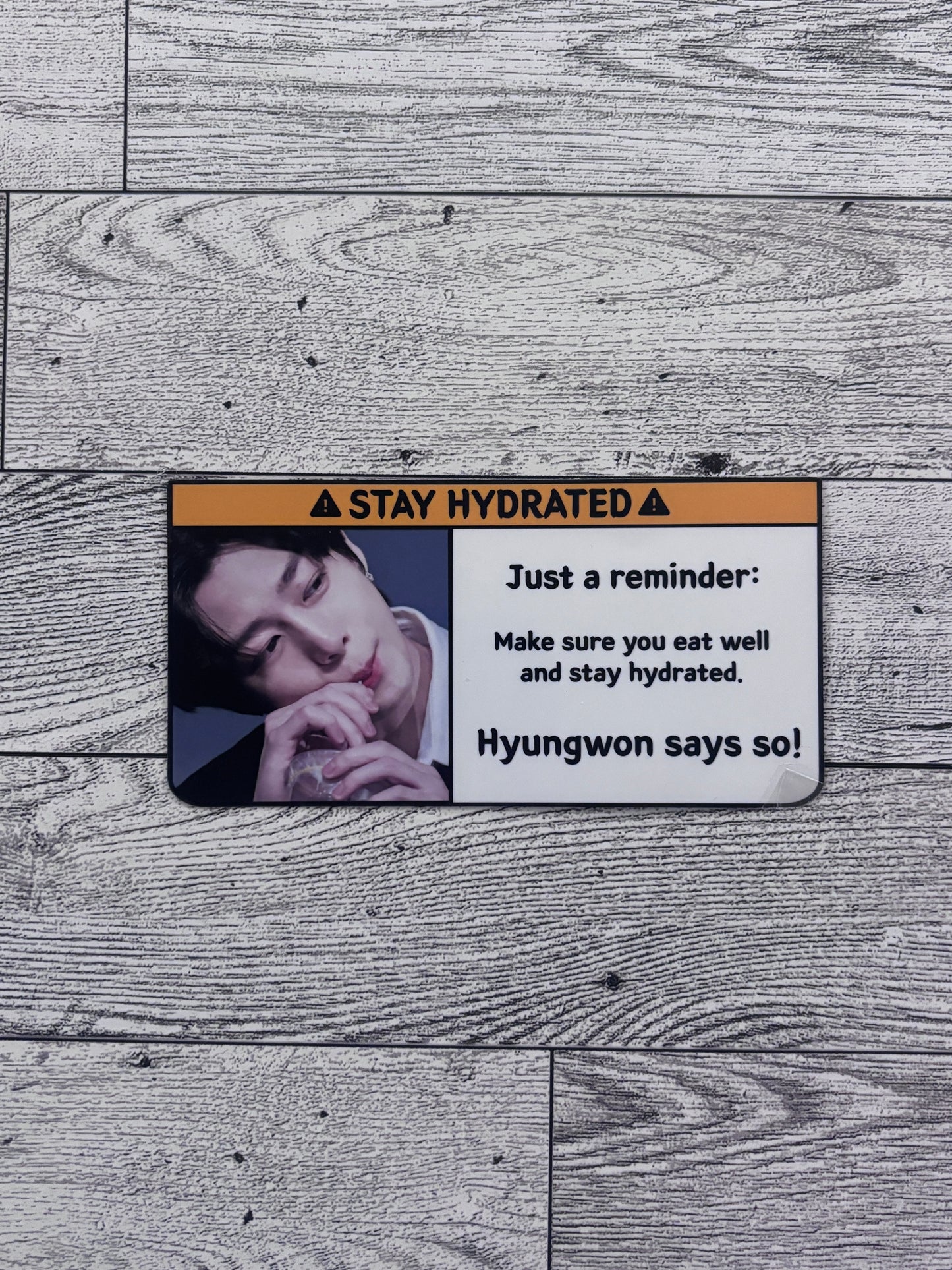 Stay Hydrated Sticker - Monsta X