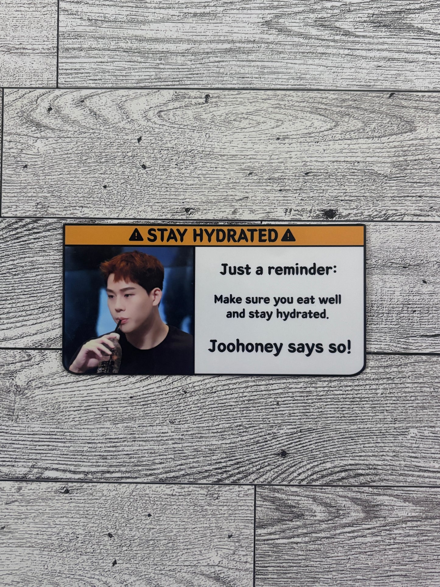 Stay Hydrated Sticker - Monsta X