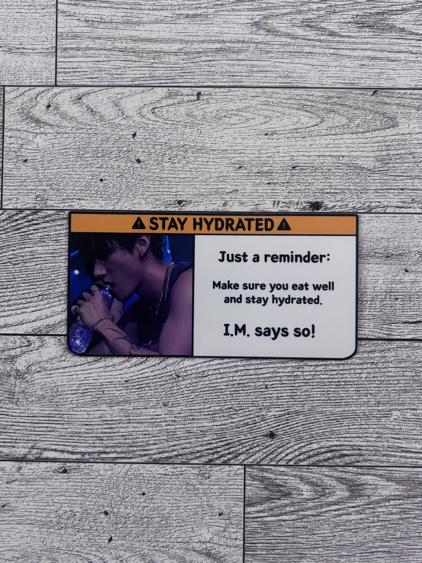 Stay Hydrated Sticker - Monsta X