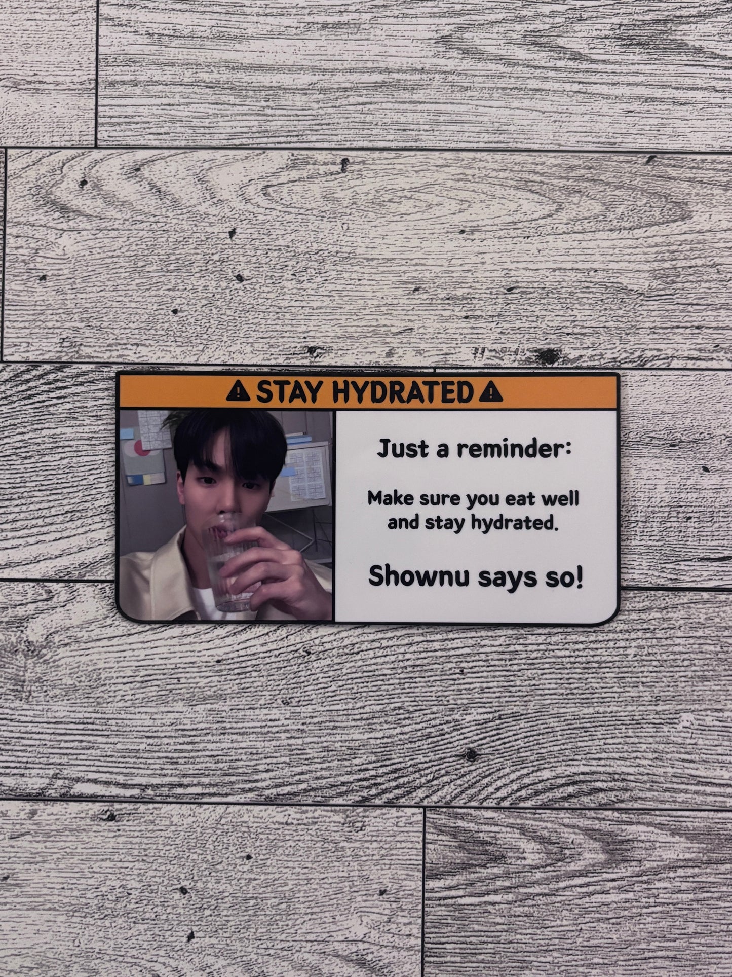 Stay Hydrated Sticker - Monsta X