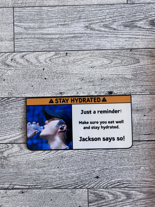 Stay Hydrated Sticker - GOT7