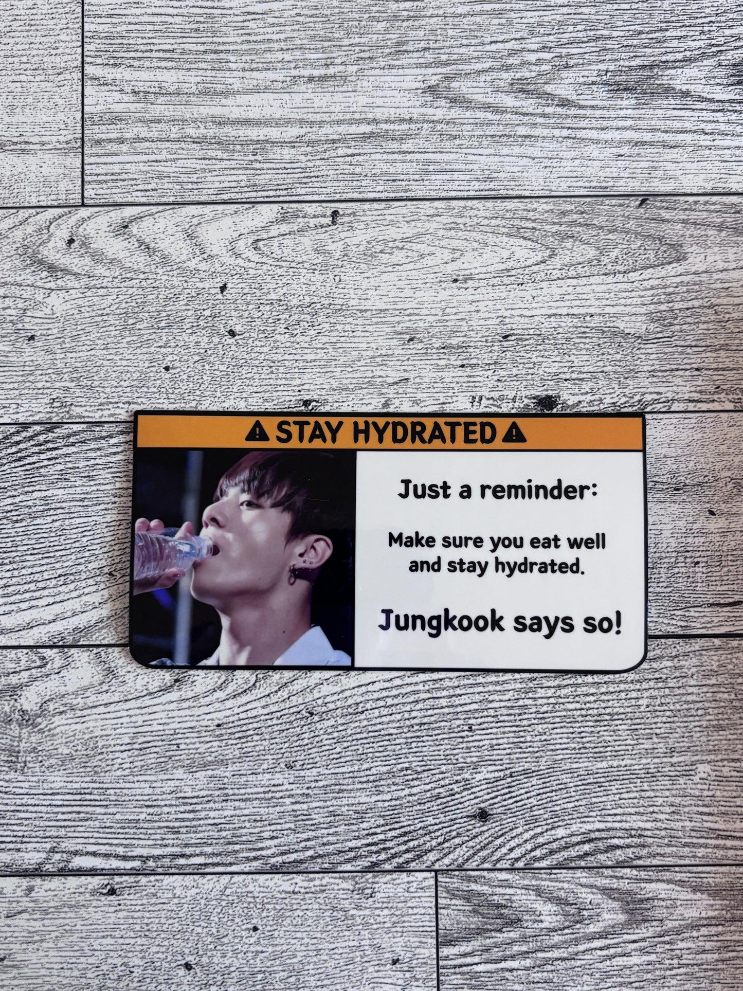 Stay Hydrated Sticker - BTS