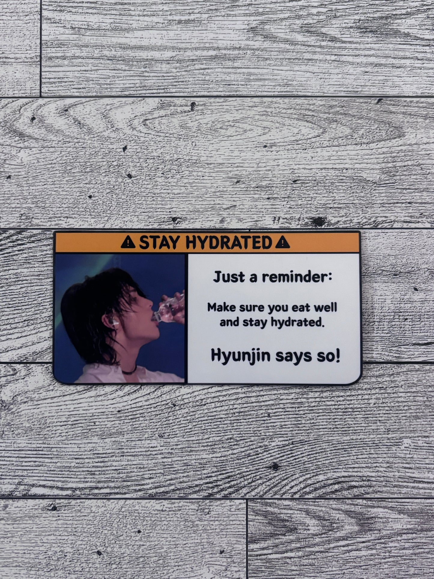 Stay Hydrated Sticker - Stray Kids