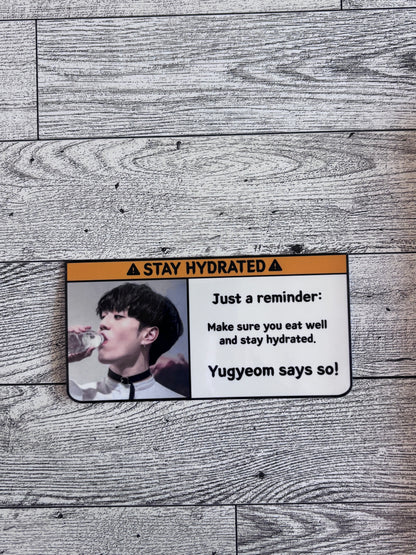 Stay Hydrated Sticker - GOT7