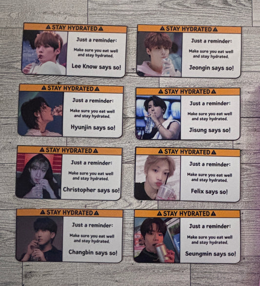 Stay Hydrated Sticker - Stray Kids