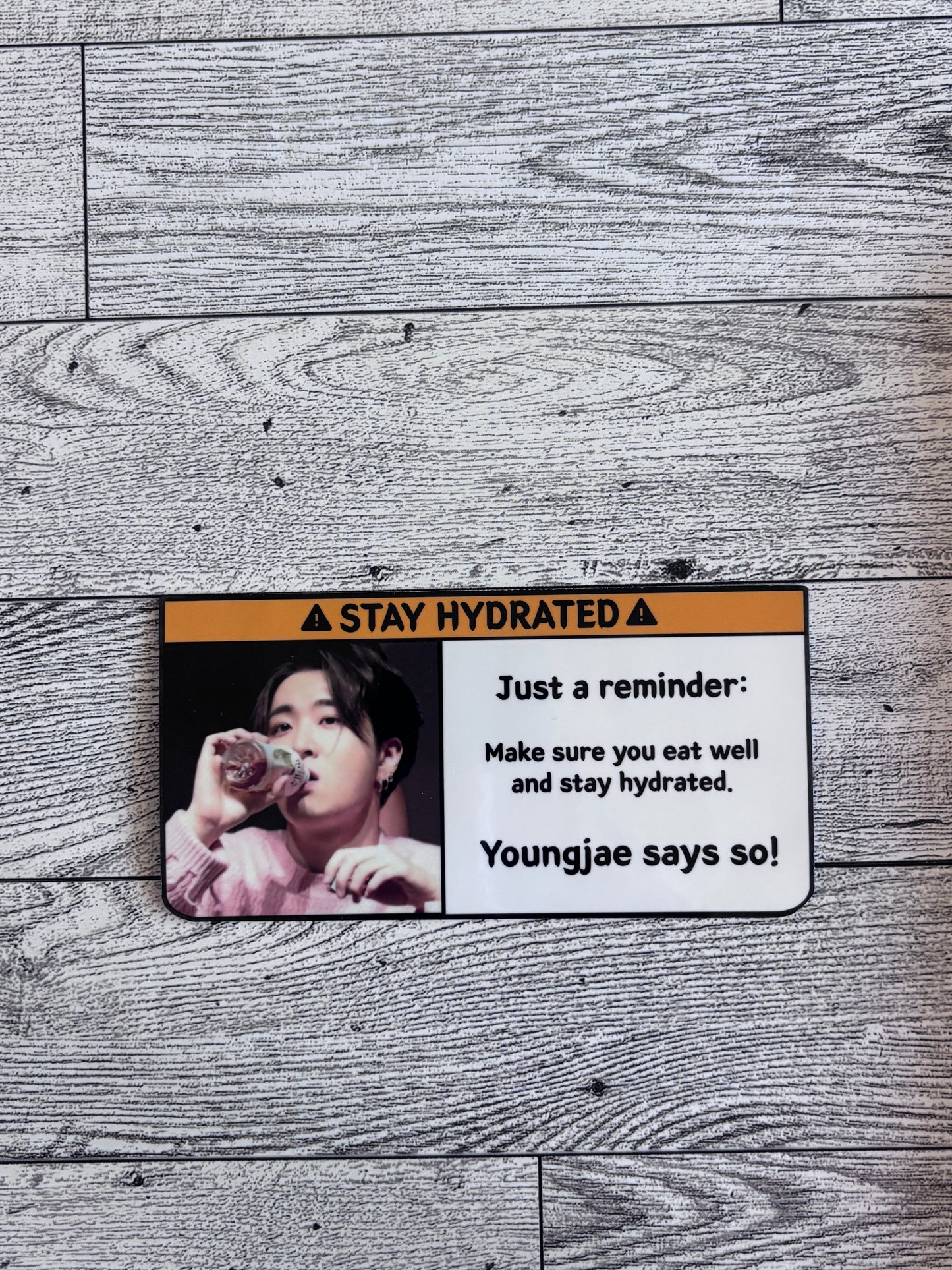 Stay Hydrated Sticker - GOT7