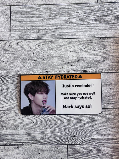 Stay Hydrated Sticker - GOT7