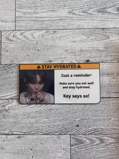 Stay Hydrated Stickers - SHINee