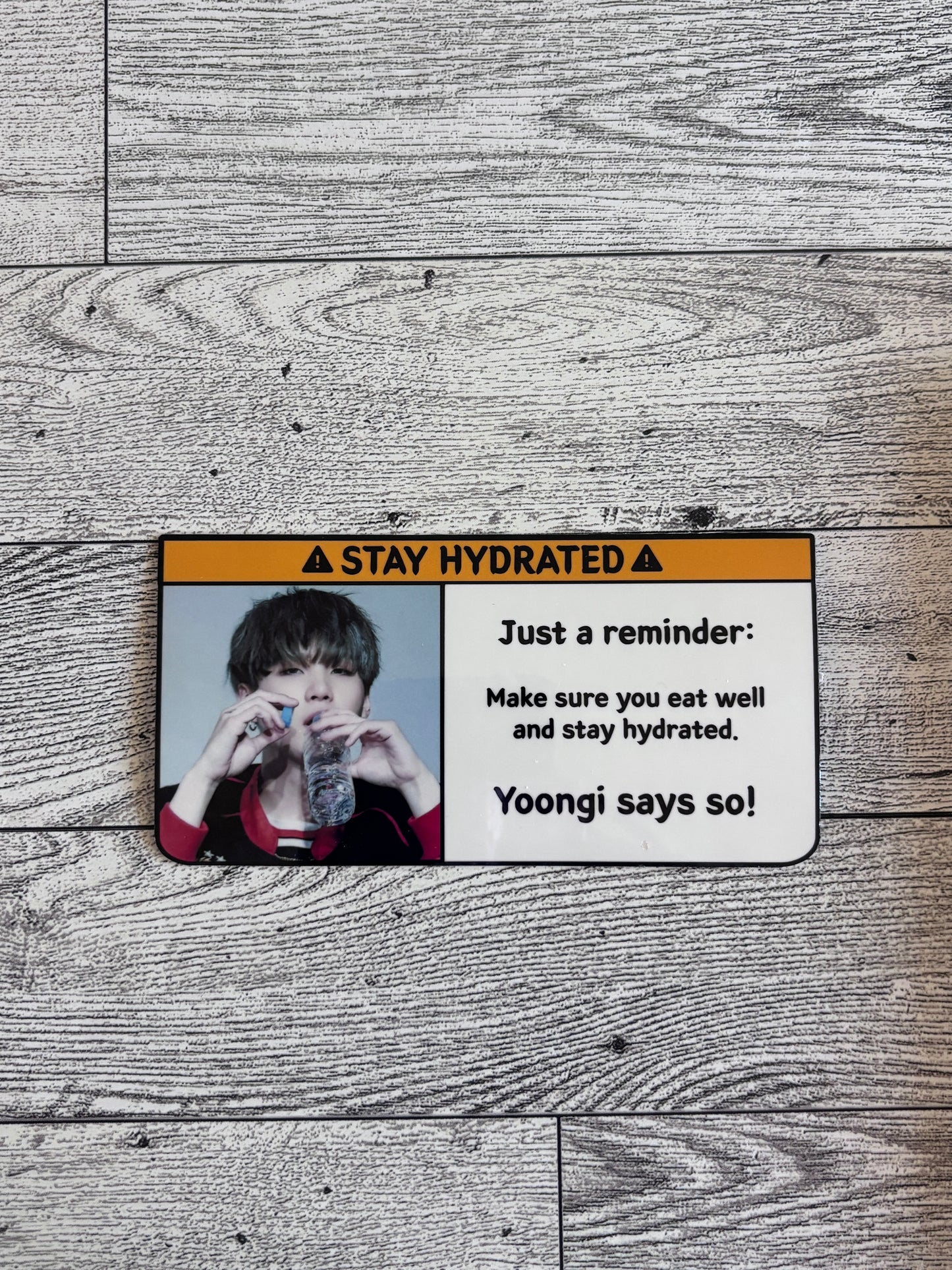 Stay Hydrated Sticker - BTS
