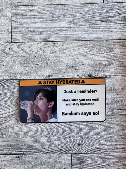 Stay Hydrated Sticker - GOT7