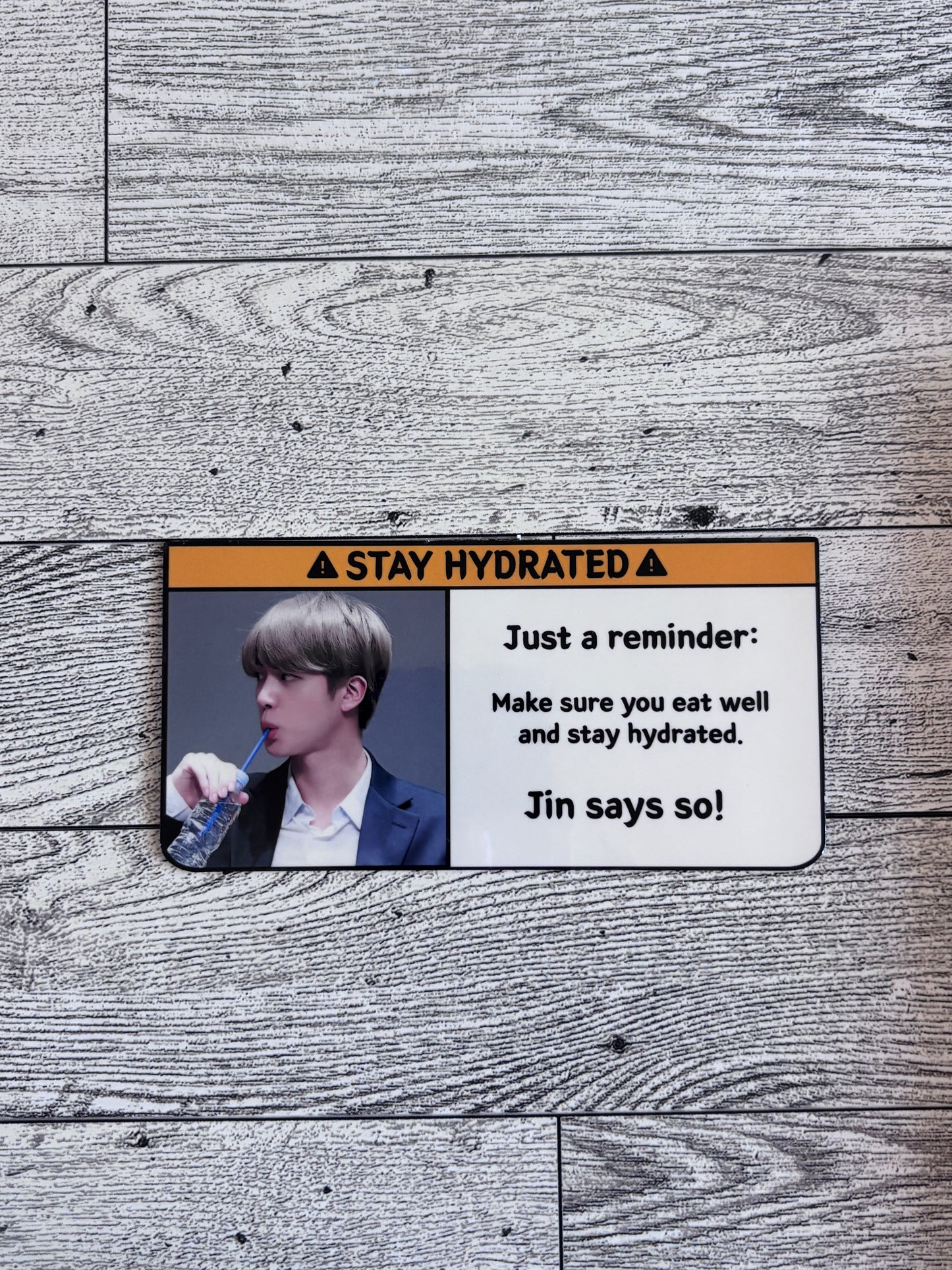 Stay Hydrated Sticker - BTS