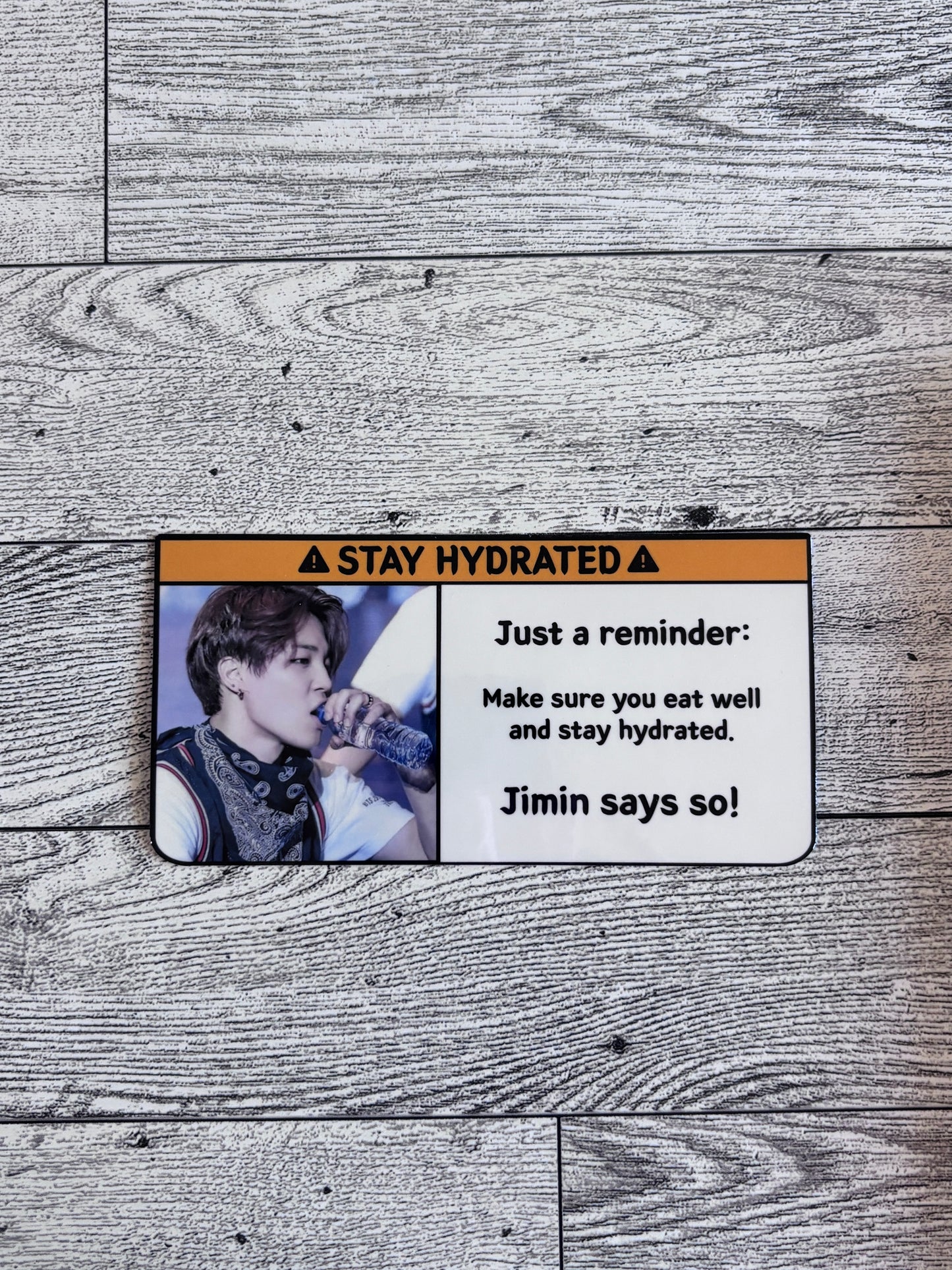 Stay Hydrated Sticker - BTS