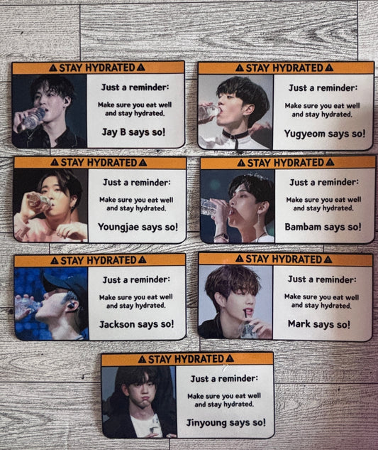 Stay Hydrated Sticker - GOT7