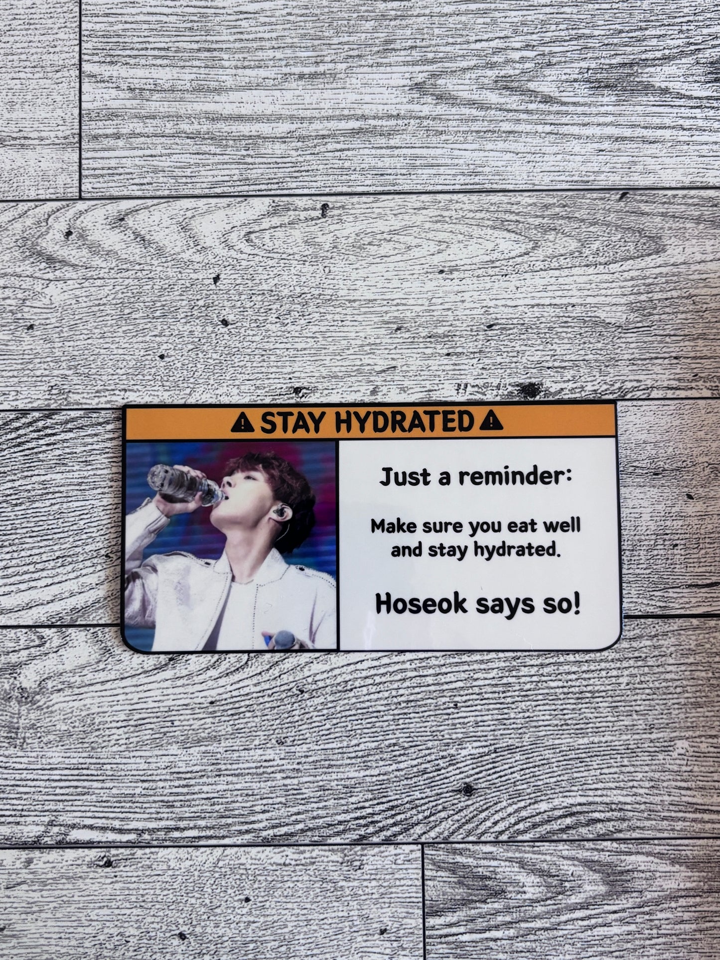 Stay Hydrated Sticker - BTS