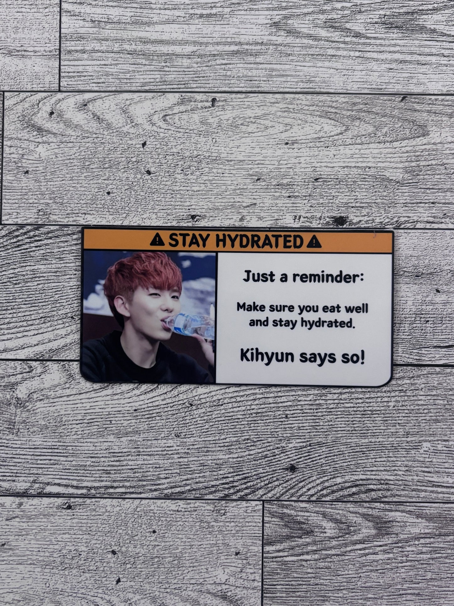 Stay Hydrated Sticker - Monsta X