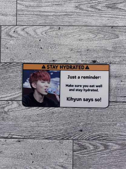 Stay Hydrated Sticker - Monsta X
