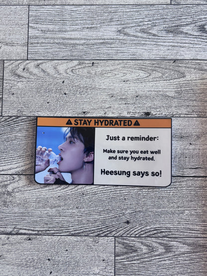 Stay Hydrated Sticker - Enhypen