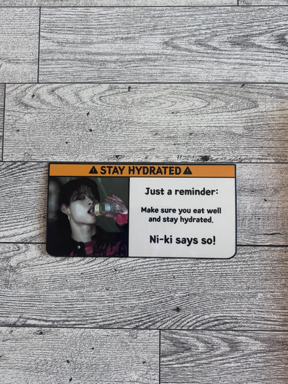 Stay Hydrated Sticker - Enhypen