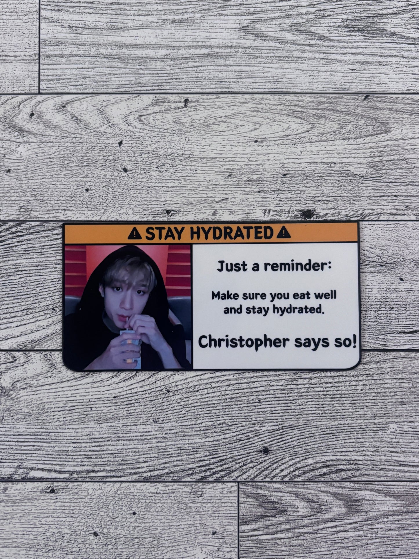 Stay Hydrated Sticker - Stray Kids