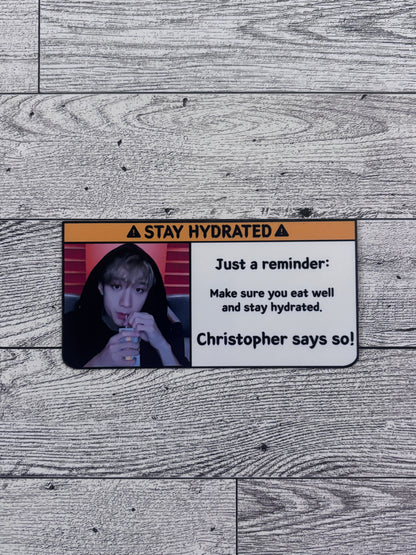Stay Hydrated Sticker - Stray Kids