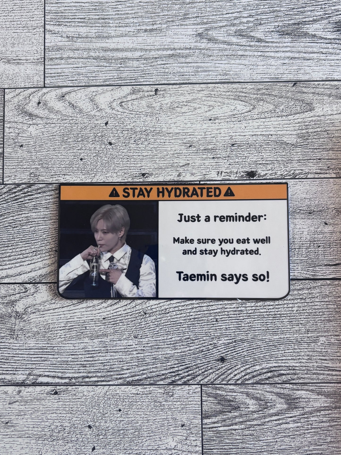 Stay Hydrated Stickers - SHINee