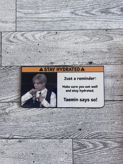 Stay Hydrated Stickers - SHINee