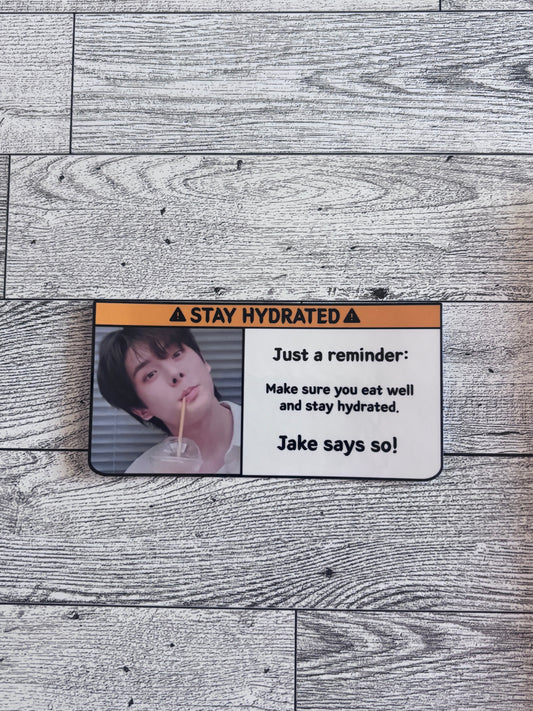 Stay Hydrated Sticker - Enhypen