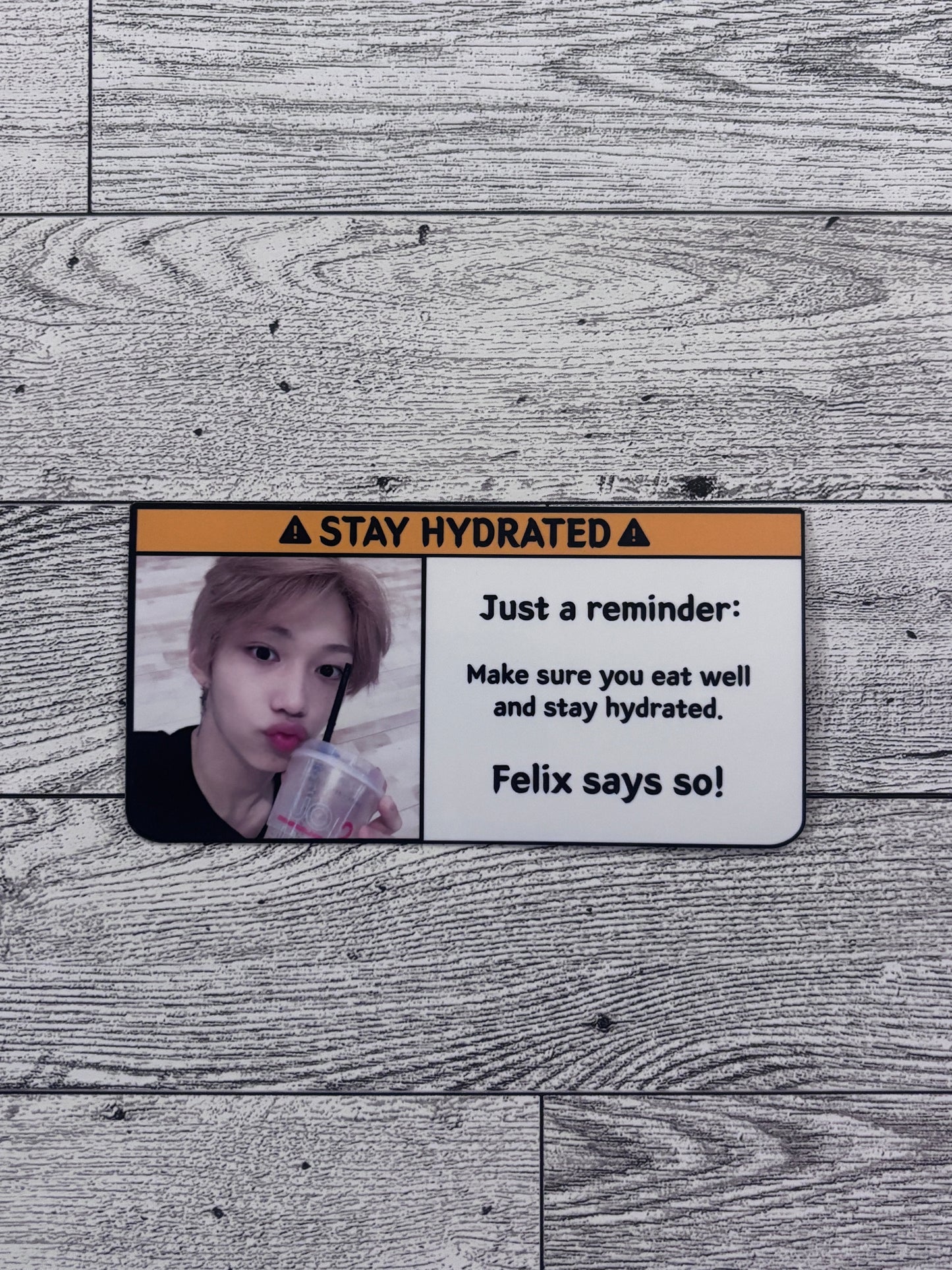 Stay Hydrated Sticker - Stray Kids