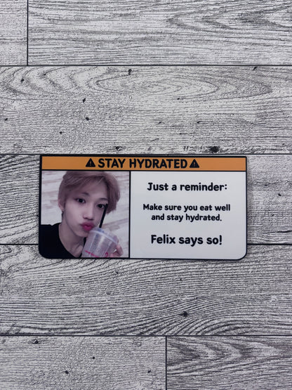 Stay Hydrated Sticker - Stray Kids