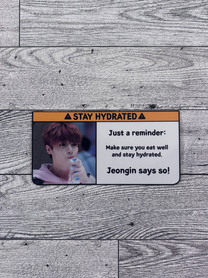 Stay Hydrated Sticker - Stray Kids