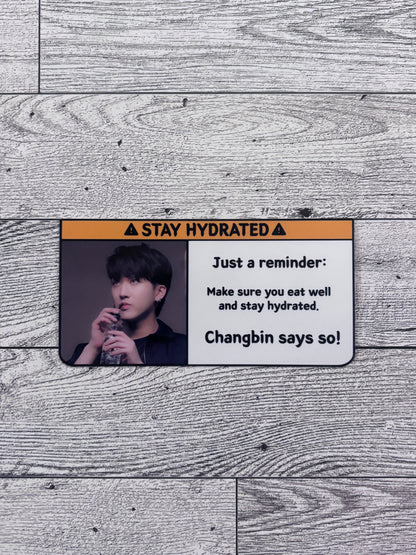 Stay Hydrated Sticker - Stray Kids