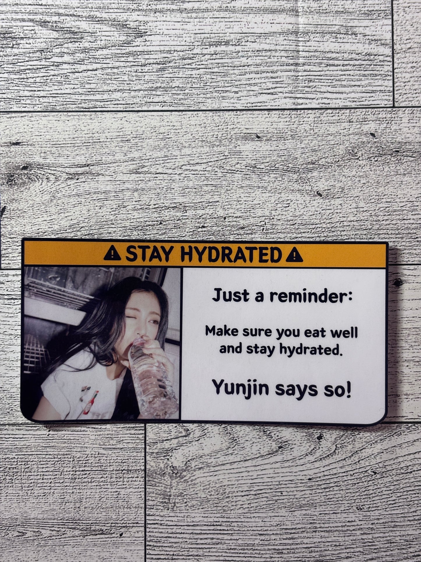 Stay Hydrated Sticker - LE SSERRAFIM