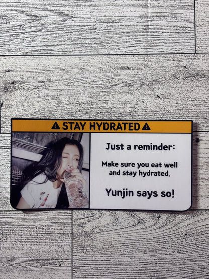 Stay Hydrated Sticker - LE SSERRAFIM