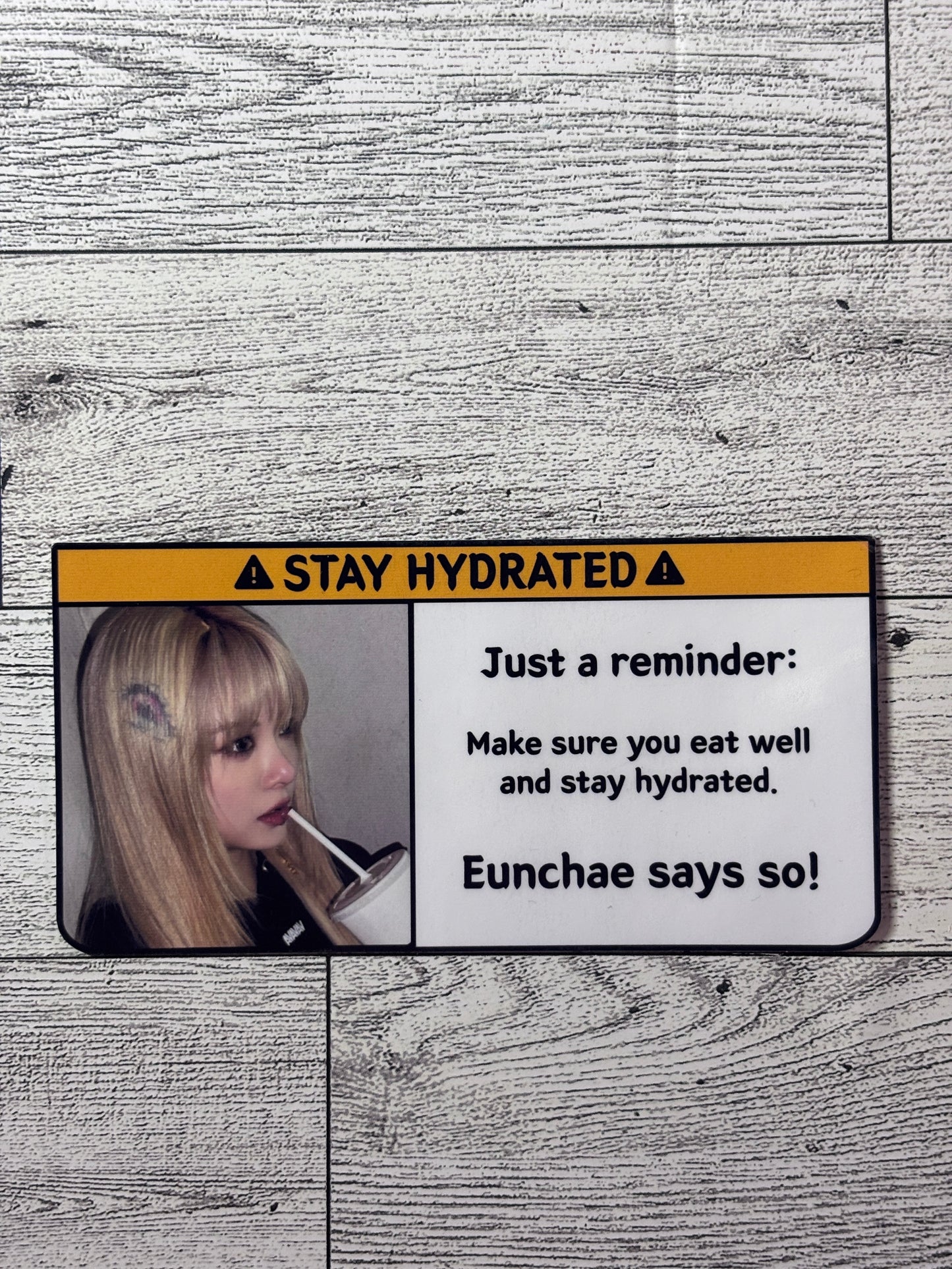 Stay Hydrated Sticker - LE SSERRAFIM
